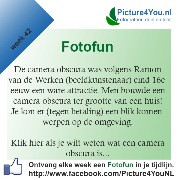 Fotografie weetjes Fotofun week 42