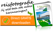 Gratis ebook reisfotografie - 5 tips voor betere vakantiefoto's